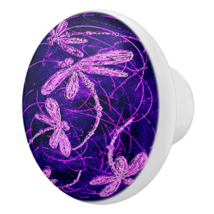 Dragonfly Disco Ceramic Knob