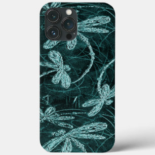 Dragonfly Disco Midnight Blue iPhone 13 Pro Max Case