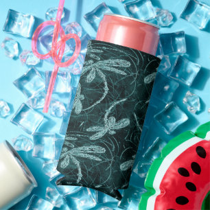 Dragonfly Disco Midnight Blue Seltzer Can Cooler