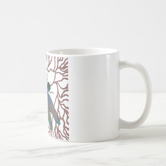 Dragonfly Doodle Coffee Mug (Right)