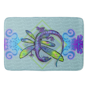 Dragonfly Dragon Bath Mat