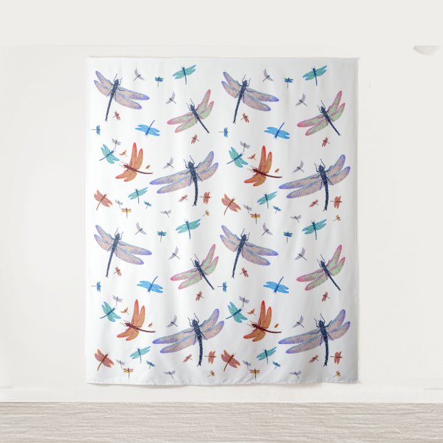 Dragonfly Dragonflies Dragon Fly Tapestry (Front)