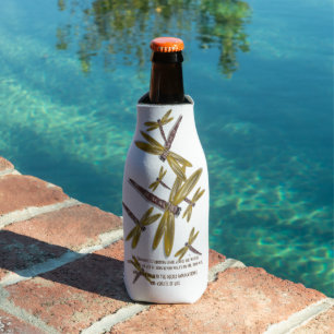 Dragonfly Dragonflies Graphics Computer Art Bottle Cooler