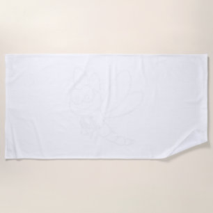 Dragonfly dragonfly   beach towel