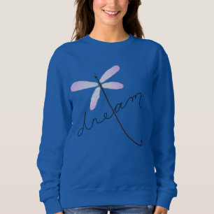 Dragonfly Dream Abstract Art to Wear Sweatshirt