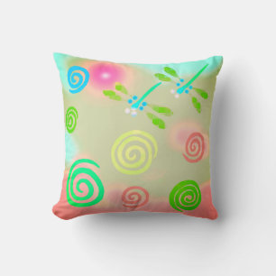 Dragonfly Dream Throw Pillow