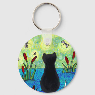 Dragonfly Dreamer Keychain