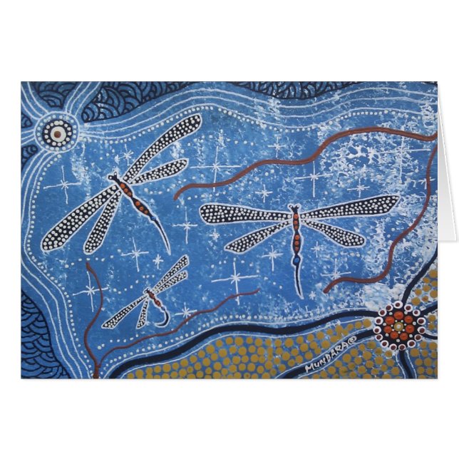 DRAGONFLY DREAMING Card (Front Horizontal)