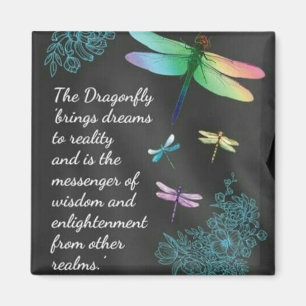 Dragonfly Dreams Message Magnet