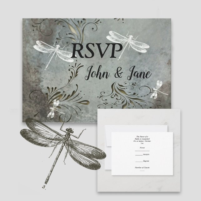 Dragonfly Dreams  RSVP Card (Creator Uploaded)