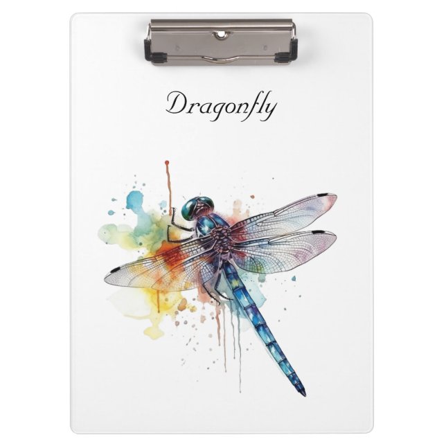 Dragonfly Dreamscape, custom Clipboard (Front)