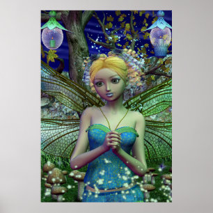 Dragonfly Dusting Poster