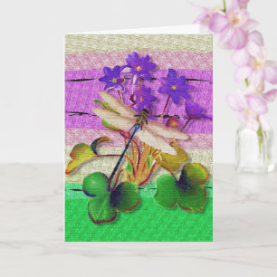 Dragonfly Easter Card