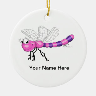 Dragonfly - Female Ceramic Ornament