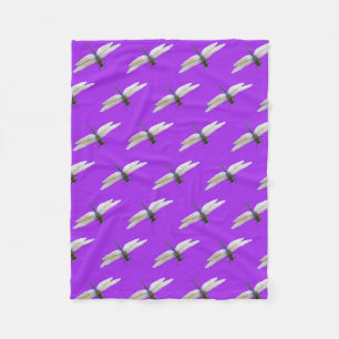 Dragonfly Fleece Blanket