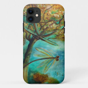 Dragonfly Flirtation iPhone 11 Case