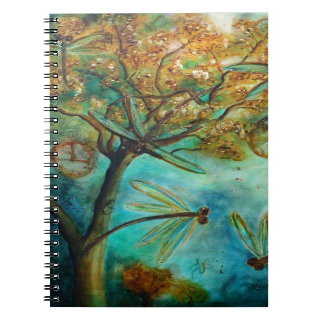 Dragonfly Flirtation Notebook (Front)
