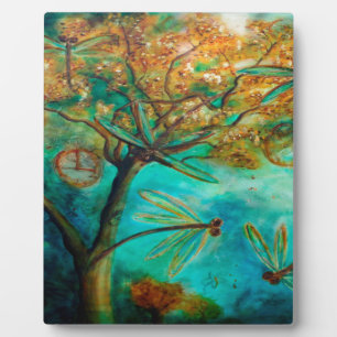 Dragonfly Flirtation Plaque
