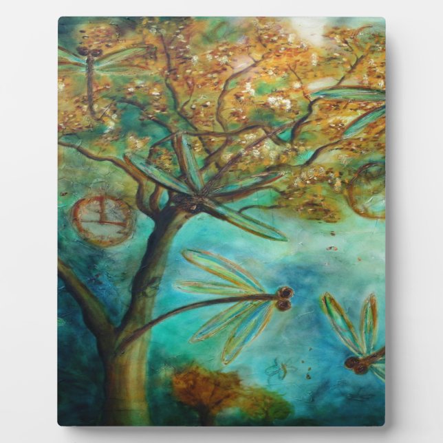 Dragonfly Flirtation Plaque (Front)