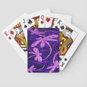 Dragonfly Flit Disco Playing Cards