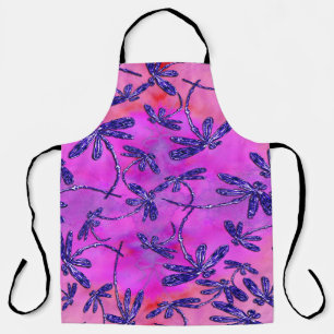 Dragonfly Flit Peachy Pink Apron