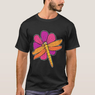 Dragonfly Flower Botanist T-Shirt