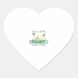 Dragonfly Flying Insect Lover Entomology Dragonfli Heart Sticker