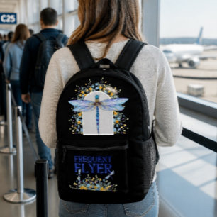 Dragonfly Frequent Flyer Personalised Backpack