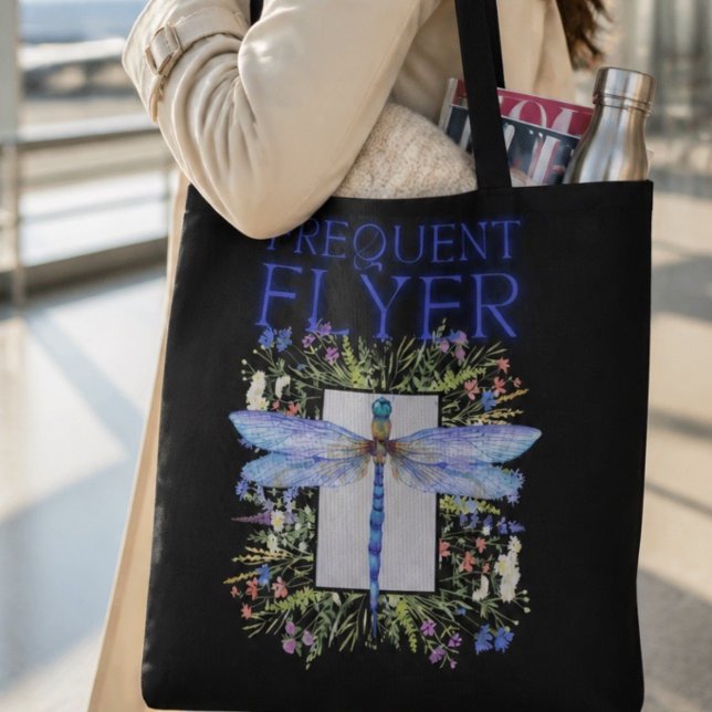 Dragonfly Frequent Flyer Tote Bag (Creator Uploaded)