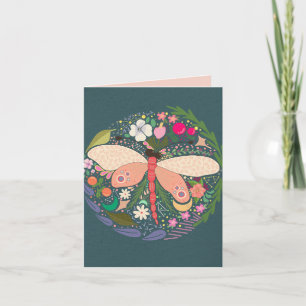 DRAGONFLY GARDEN BLANK ALL-OCCASION CARD