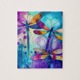 Dragonfly Garden Jigsaw Puzzle