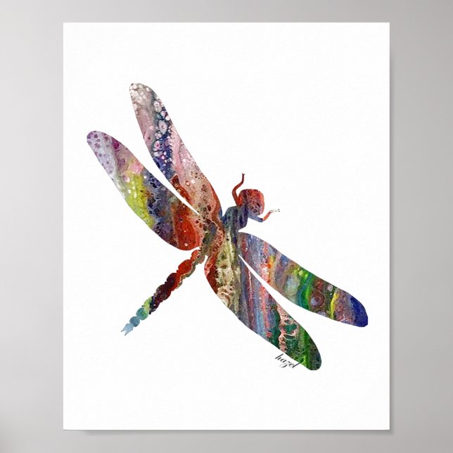 Dragonfly Gifts, Dragonfly Print, Dragonfly Poster (Front)