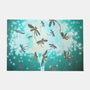 Dragonfly Glow Tree Doormat