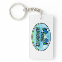 Dragonfly Guys Logo Keychain