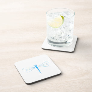 Dragonfly - Hard Plastic coasters - set of 6