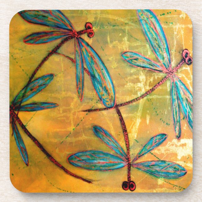 Dragonfly Haze Coaster (Front)