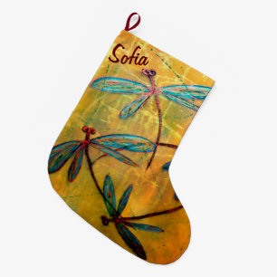 Dragonfly Haze Custom Christmas Stocking