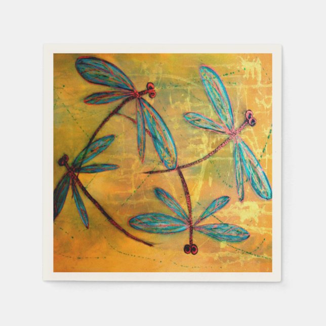 Dragonfly Haze Napkin (Front)