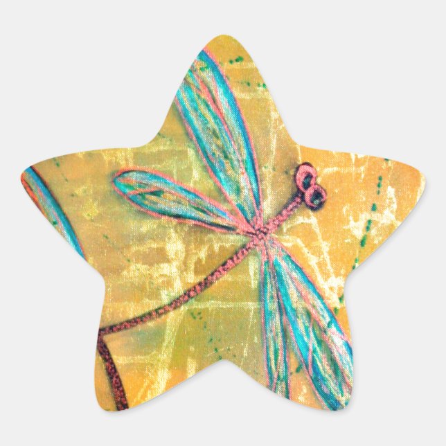 Dragonfly Haze Star Sticker (Front)