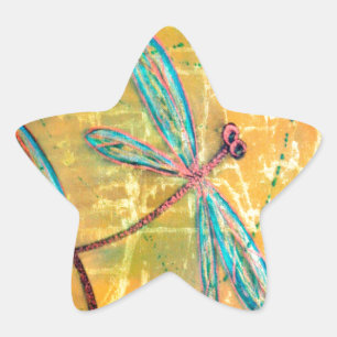 Dragonfly Haze Star Sticker