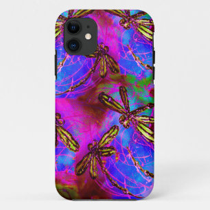 Dragonfly Hippy Flit iPhone 11 Case