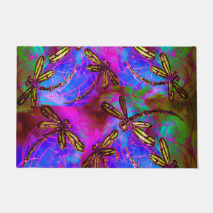 Dragonfly Hippy Flit Doormat