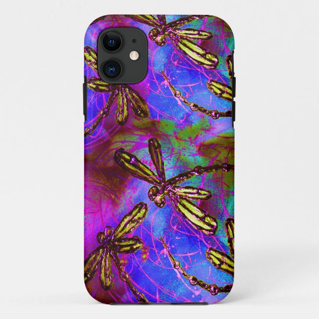 Dragonfly Hippy Flit iPhone / iPad case (Back)