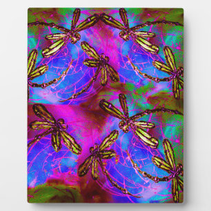 Dragonfly Hippy Flit Plaque