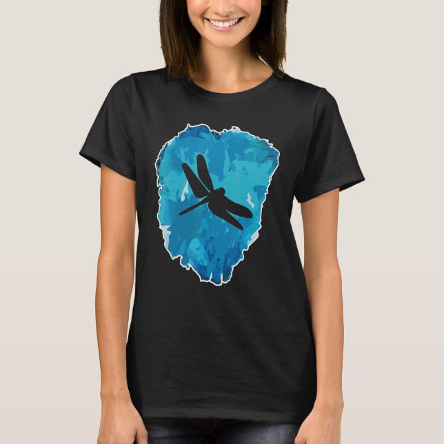 Dragonfly In An Ice Block For Eternity T-Shirt (Front)
