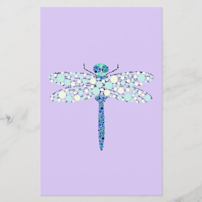 Dragonfly In Dots Flyer (Front)