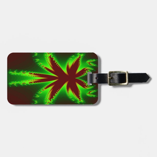 Dragonfly in Flames Custom Luggage Tag (Front Horizontal)