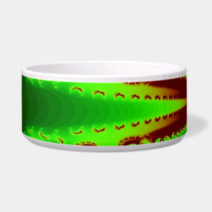 Dragonfly in Flames Dog Bowl