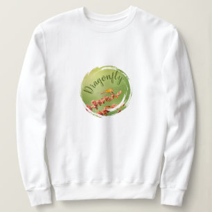 Dragonfly in nature sweatshirt