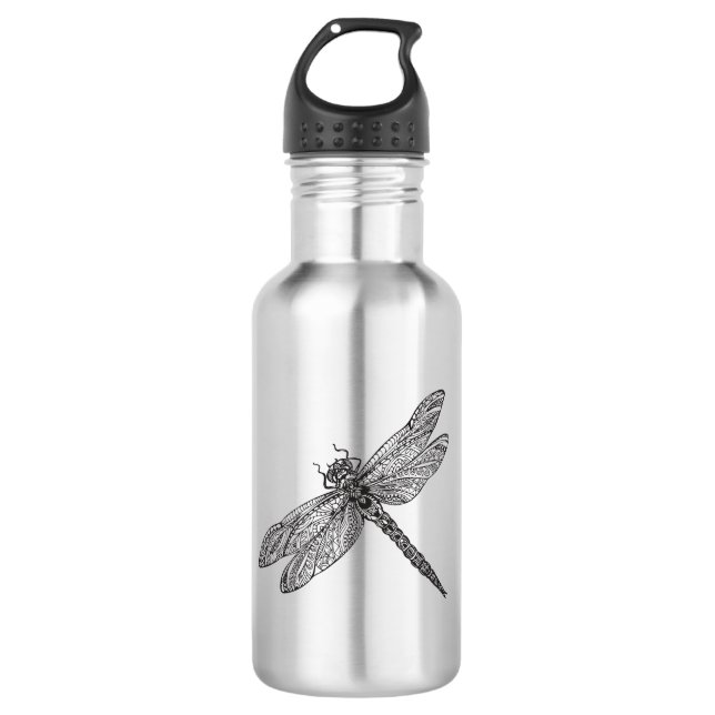 Dragonfly In Style 710 Ml Water Bottle (Front)